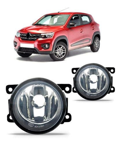 Par Farol Milha Auxiliar Kwid 2017 A 2019