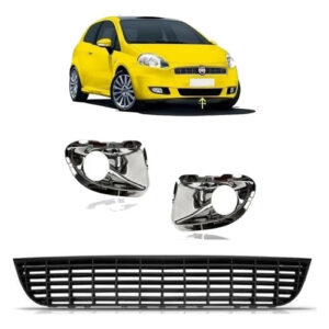 Kit Grade Para Punto 2007 2008 2009 A 2012 Inferior E Milhas Prata