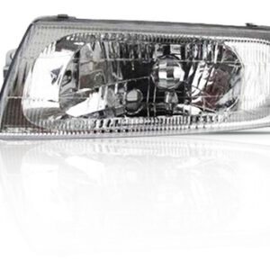 Par Farol Mitsubishi Lancer 1998 99 2000 2001 Lente Lisa Direito E Esquerdo