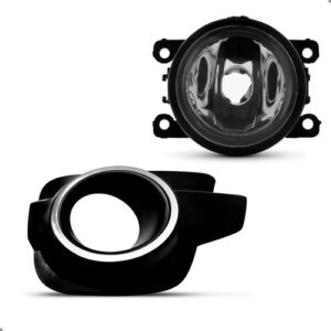 Farol Milha Para Kwid 17/22 Moldura Direita Preto 1ª Linha