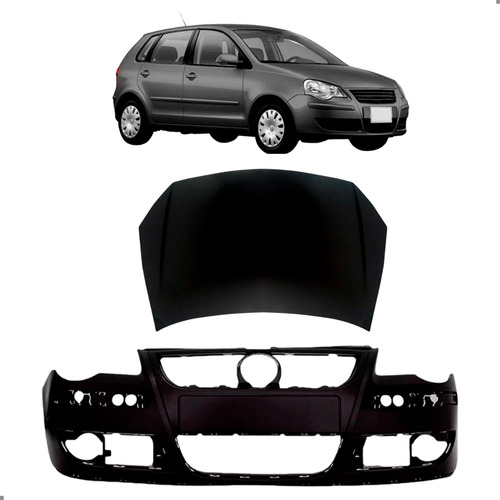 Kit Capo E Parachoque Para Polo 2007 2008 2009 2010 2011