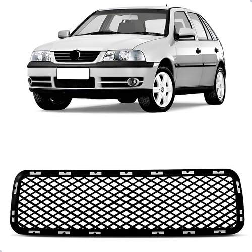 Tela Frontal Central Inferior Gol 2004 2005 G3 Fase 2 Preto