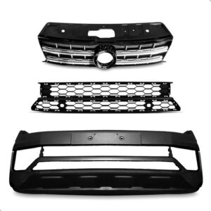 Kit Envolvente Amarok 2017 A 2023 C/ Grade Friso Cromado Preto