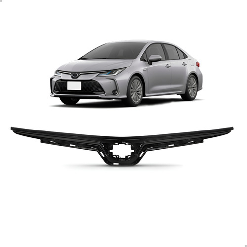 Grade Para Toyota Corolla 2021 2022 2023 2024 Preta Preto