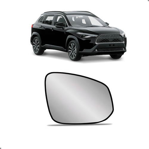 Lente Retrovisor Para Corolla Cross 2021 2022 2023 Direito