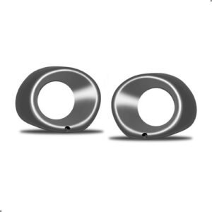 Kit Grade Friso Para Oulander 2014 2015 Par Molduras Cromado Preto