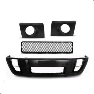 Kit Parachoque Dianteiro Para Tucson 2005 A 2015 Preto