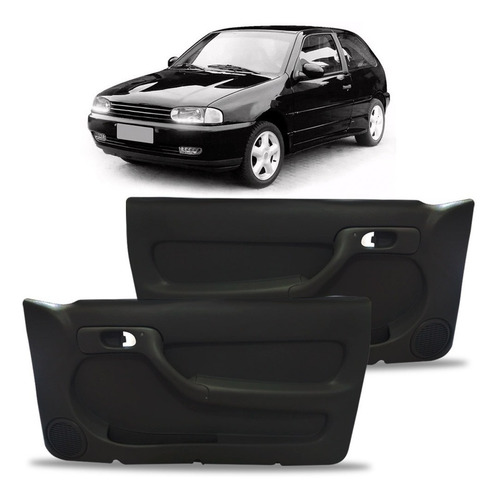 Par Forro Porta Gol Bola Parati Dianteiro Elétrico 2p Preto. Preto