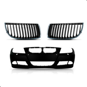 Kit Parachoque Com Grades Para Bmw S3 2006 2007 2008 Ambos Lados