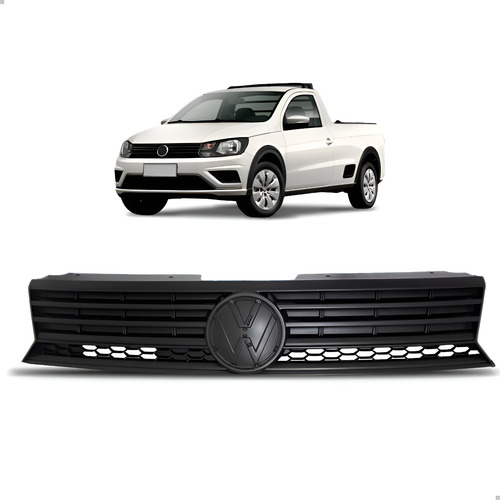 Grade Gol/saveiro Trndline/robust 18 A 20 Preta Texturizada Preto