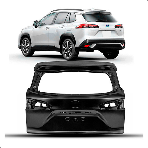 Tampa Porta Malas Para Corolla Cross 2021 A 2026 Preto