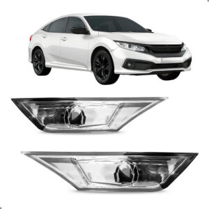 Par Lanterna Pisca Lateral Para Civic 2017 A 2021 Cristal Ambos Os Lados