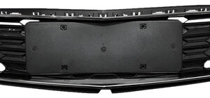 Grade Radiador Cruze 2017 A 2019 Inferior C/friso Cromado Preto