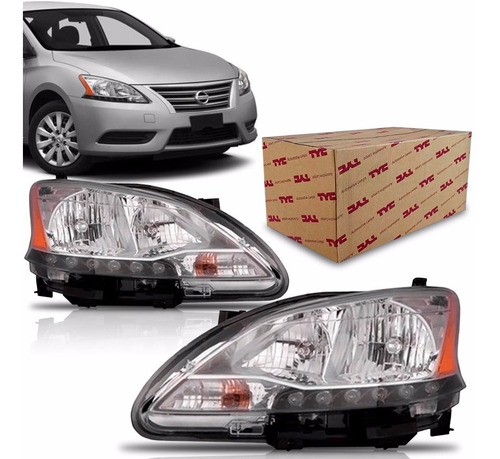 Par Farol Sentra Nissan 2014 2015 2016 Direito E Esquerdo