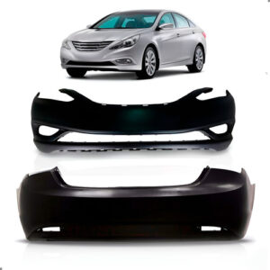 Par Envolvente Para Sonata 2011 A 2014 Dianteiro E Traseiro Preto