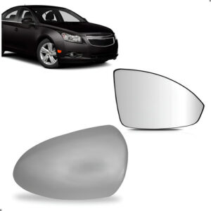 Kit Capa E Lente Retrovisor Cruze 2011 A 2016 Direita Direito