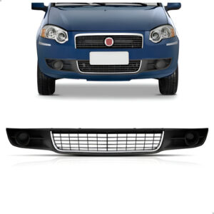 Grade Central Parachoque Palio 2010 A 2012 Friso Cromado Liso