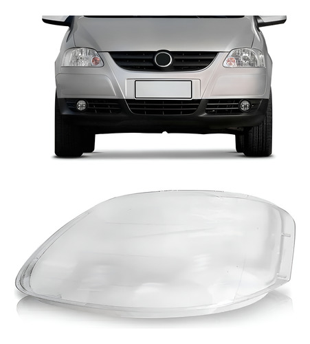 Lente Farol Fox 2007 A 2009 Foco Duplo Ld