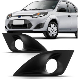 Par Moldura Parachoque Com Furo Milha Fiesta 11 2012 Oferta