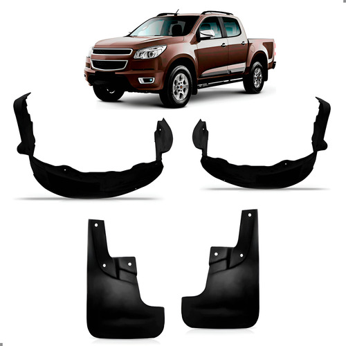 Kit Parabarro E Lameiro Para Pickup S10 2012 A 2024