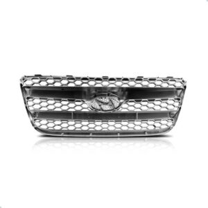 Kit Parachoque E Grade Dianteira Santa Fé 2007 A 2009 Preto