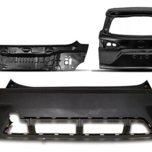 Kit Tampa Traseira Com Parachoque Painel Corolla Cross 22/26 Preto