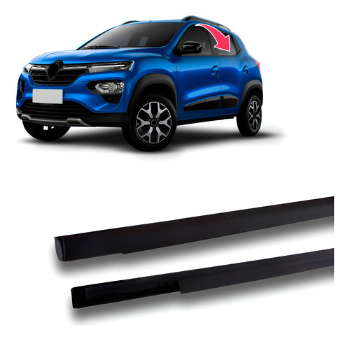 Pestana Externa Traseira Esquerda Kwid 2022 E 2023 Esquerdo Motorista