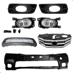 Kit Parachoque Grade E Kit Milha Para City 2012 2013 2014 Para Pintar