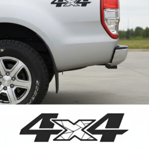 Adesivo Ranger Storm 4x4 Paralama Traseiro 2020 A 2021 Preto Cor Preto