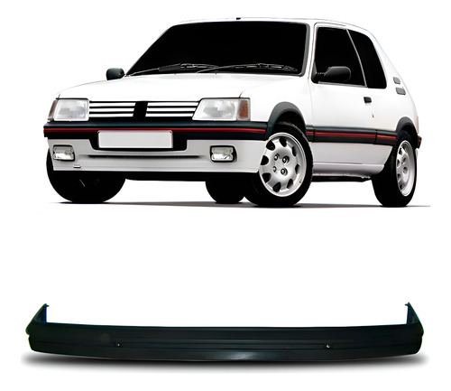 Parachoque Dianteiro Peugeot 205 1a Linha Novo Preto