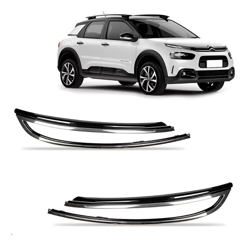 Par Friso Farol C4 Cactus 2019 A 2024 C/ Moldura Cromada Cromado
