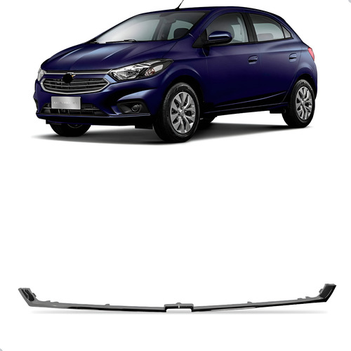 Friso Da Grade Onix Prisma 2017 A 2019 Superior Black Piano Preto