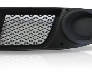 Par Grade Parachoque Moldura Milha Doblo 2009 A 2013 S/ Furo Preto