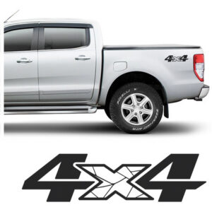 Adesivo Ranger Storm 4x4 Paralama Traseiro 2020 A 2021 Preto Cor Preto