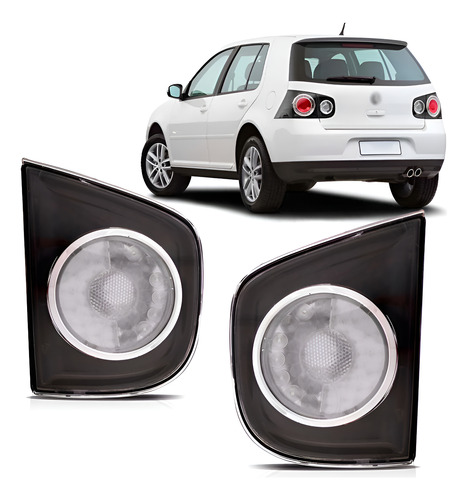 Par Sinaleira Traseira Tampa Golf 07 A 13 Cristal Ambos Lados Cristal