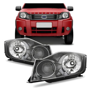 Par Farol Ecosport 2007 2008 2009 2010 2011 Mascara Negra Direito E Esquerdo