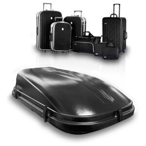 Kit Rack Siena Fire 01/11 Preto Com Bau Maleiro 350 Litros Preto