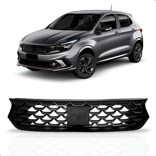 Grade Radiador Argo 2017 18 19 A 2022 Sem Logotipo De Letras