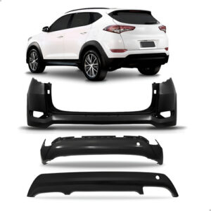 Parachoque Traseiro Tucson 2017 A 2022 C/ Spoiler 1a Linha