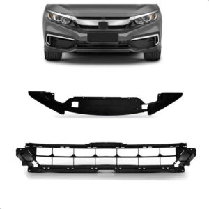 Par Grades Parachoque Para Civic 2020 2021 Central Inferior Kit