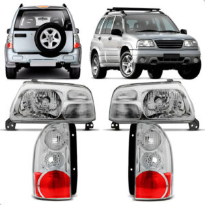 Kit Tracker 2005 A 2009 Jogo Par De Farois Lanternas  Ambos Lados