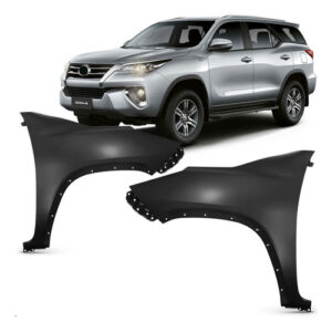 Par Paralama Hilux Sw4 2016 A 2018 C/ Furo Moldura