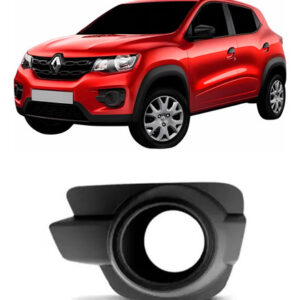Grade Parachoque Para Kwid 2017 A 2022 C/m C/f Milha Esquerdo Motorista Fosco
