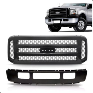 Kit Parachoque E Grade Para Ford F250 2006 A 2012 Preto
