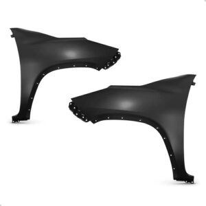 Par Paralama Hilux Sw4 2016 A 2018 C/ Furo Moldura