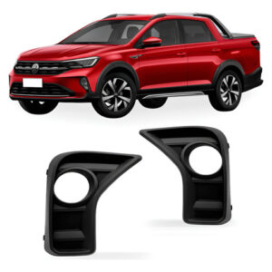 Par Grade Lateral Saveiro 23 A 26 Parachoque Diant C/ Furo