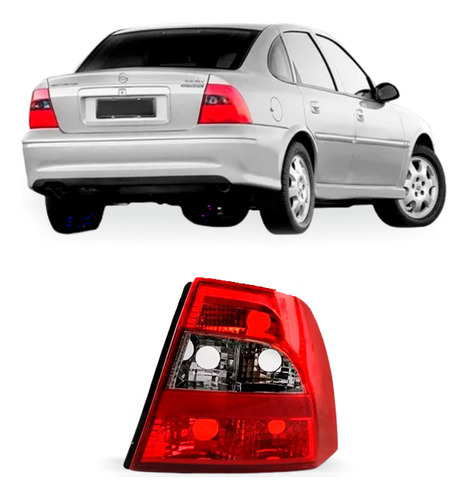 Lanterna Traseira Vectra 2000 A 2005 Fumê Ré Lisa Direita