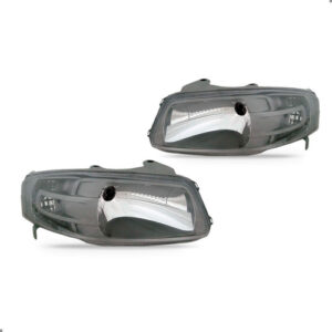 Kit Frente Gol Saveiro Parati G4 2006 A 2008 Farol E Milhas Preto