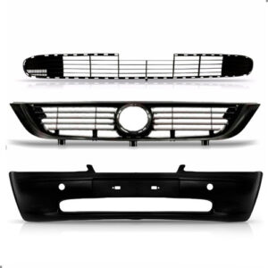 Kit Parachoque E Grades Vectra 1997 1998 1999 Preto Preto