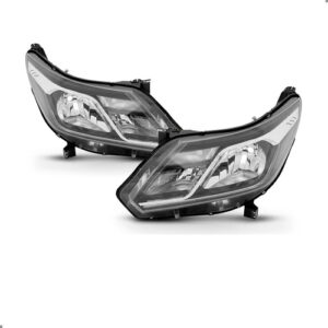 Kit Frente Para Para S10 2021 A 2024 Grade Par Farol Preto